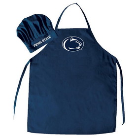 NCCA Penn State Nittany Lions Apron & Chef Hat Set Navy