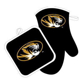 NCCA Missouri Tigers Oven Mitt & Potholder - Black [O]