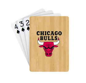 NBA Chicago Bulls Playing Cards Hardwood
