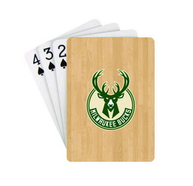 NBA Milwaukee Bucks Playing Cards Hardwood