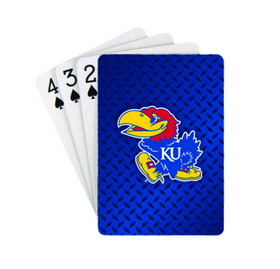 NCCA Kansas Jayhawks Playing Cards - Diamond Plate