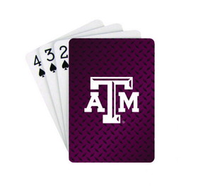 NCCA Texas A&M Aggies Playing Cards - Diamond Plate