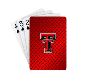 NCCA Texas Tech Red Raiders Playing Cards - Diamond Plate