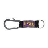 NCCA LSU Tigers Keychain Carabiner Wordmark