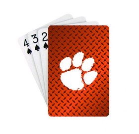 NCCA Clemson Tigers Playing Cards - Diamond Plate