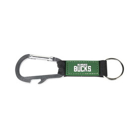 NBA Milwaukee Bucks Keychain Carabiner Wordmark