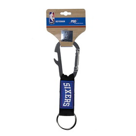 NBA Philadelphia 76ers Keychain Carabiner Wordmark [R]