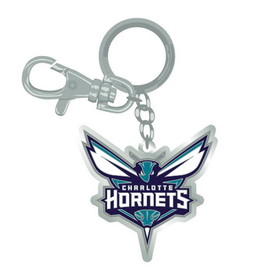 NBA Charlotte Hornets Keychain Zamac Logo