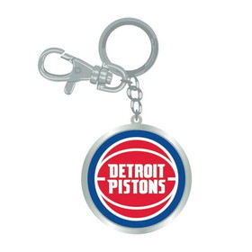 NBA Detroit Pistons Keychain Zamac Logo
