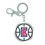 NBA Los Angeles Clippers Keychain Zamac Logo
