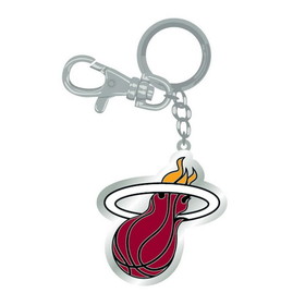 NBA Miami Heat Keychain Zamac Logo