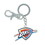 NBA Oklahoma City Thunder Keychain Zamac Logo