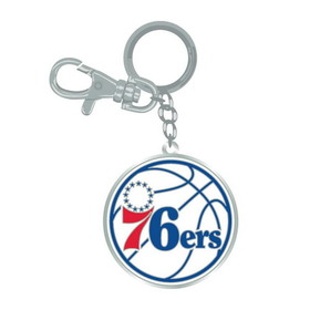 NBA Philadelphia 76ers Keychain Zamac Logo