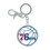 NBA Philadelphia 76ers Keychain Zamac Logo
