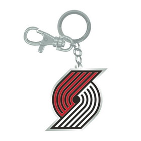 NBA Portland Trail Blazers Keychain Zamac Logo