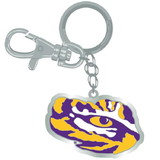 NCCA LSU Tigers Keychain Zamac Logo