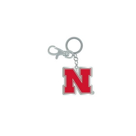 NCCA Nebraska Cornhuskers Keychain Zamac Logo