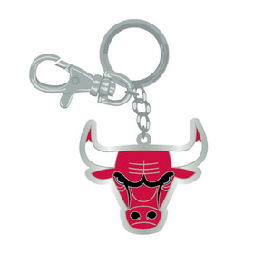 NBA Chicago Bulls Keychain Zamac Logo