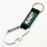 NCCA Michigan State Spartans Keychain Carabiner Sparty