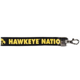 NCCA Iowa Hawkeyes Lanayrd Wristlet Hawkeye Nation Black