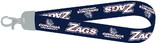 NCCA Gonzaga Bulldogs Wristlet Lanyard Navy Zags