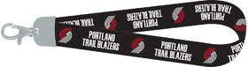 NBA Portland Trail Blazers Lanyard Wristlet Black