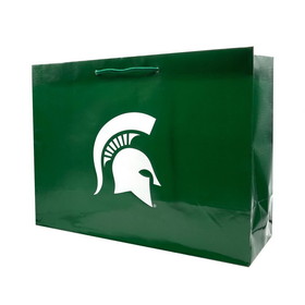 NCCA Michigan State Spartans Gift Bag Luxe Green Primary
