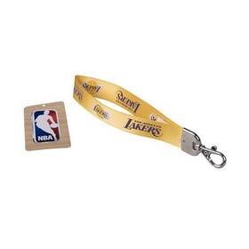 NBA Los Angeles Lakers Lanyard Wristlet Gold