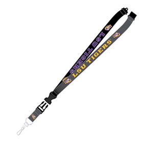 NCCA LSU Tigers Lanyard Reverse Pop C