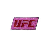 UFC Lapel Pin Primary Logo Glitter Pink