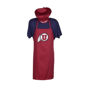 NCCA Utah Utes Apron & Chef Hat Set