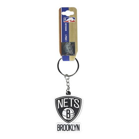 NBA Brooklyn Nets PVC Logo Keychain