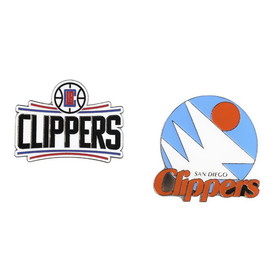 NBA Los Angeles Clippers Grande B2F Lapel Pin Set