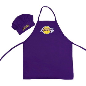 NBA Los Angeles Lakers Apron & Chef Hat Set - Purple
