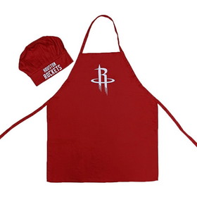 NBA Houston Rockets Apron & Chef Hat - Team Red
