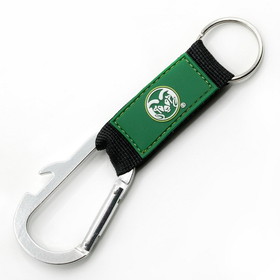 NCCA Colorado State Rams Keychain Carabiner Wordmark Green
