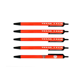 NCCA Texas Tech Red Raiders Pen 5 pack - Stacked [R]