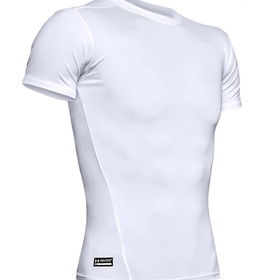 Under Armour 12160071003X Tactical Compression Heatgear Tee, White, 3X-Large