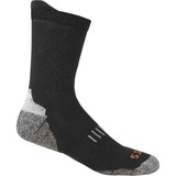 5.11 TACTICAL 10014-019-S/M Year Round Crew Sock, Black, Small To Medium
