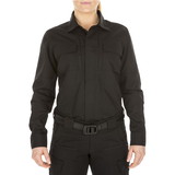 5.11 Tactical 62016-019-S Women's Taclite TDU Shirt, Black, Small