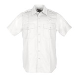 5.11 Tactical 71183-010-M-R Class A PDU Twill Shirt, White, Length-Regular, Medium