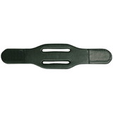 Boston Leather 1 3/4 Double Slotted Belt Keeper, Hook and Loop