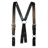 Boston Leather Firefighter's Suspenders, Button Attachment