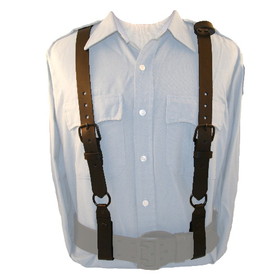 Boston Leather Police Leather Suspenders