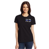Thin Blue Line WOMEN's T-Shirt - K9 Thin Blue Line