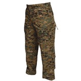 TRU-SPEC 1268004 Tru Trousers, Medium, 65/35 Polyester Cotton Rip-Stop, Digital Woodland, Regular