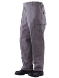 TRU-SPEC 1304005 Truspec - Bdu Trousers, 65/35 Polyester/Cotton Rip-Stop, Large, Grey, Regular