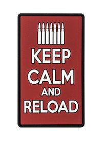 Voodoo Tactical Rubber Patch - Keep Calm And Reload