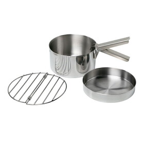 Kelly Kettle 50041 Cook Set (Stainless Steel) - Large for Base Camp or Scout Models
