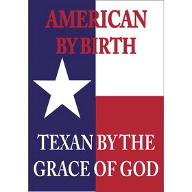 Dicksons 00080 Flag Texan By Grace Of God 29X42